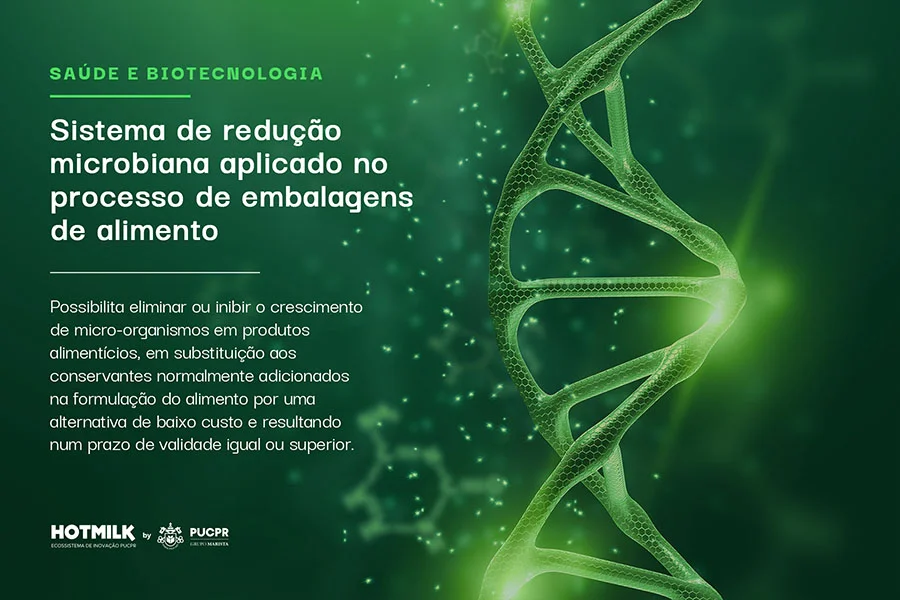 patente de sistema de reducao microbiana aplicada no processo de embalagens de alimento