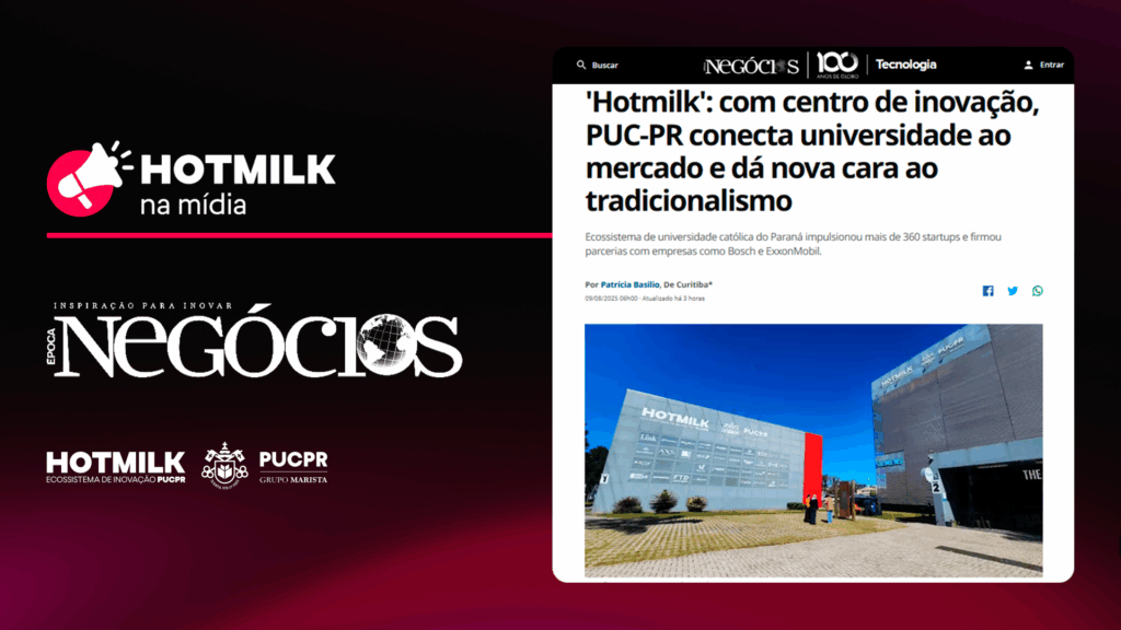 Hotmilk em matéria da home da época negócios