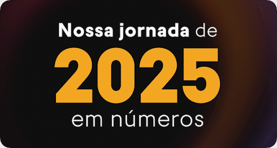 Nossa jornada de 2025 em números
